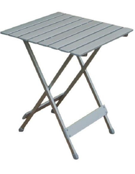 Mesa plegable auxiliar de aluminio individual Mesa plegable auxiliar de aluminio individual