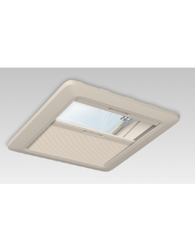 Claraboy Dometic Mini-Heki FL 400x400mm para espessura 25 a 42mm com ventilação forçada