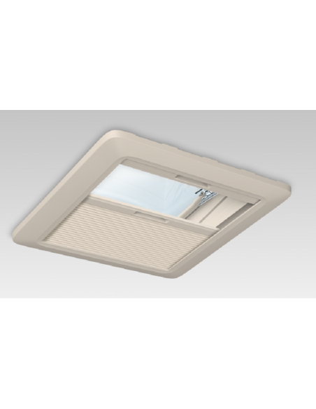 Claraboy Dometic Mini-Heki FL 400x400mm para espessura 25 a 42mm com ventilação forçada