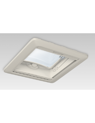 Claraboy Dometic Mini-Heki FL 400x400mm para espessura 25 a 42mm com ventilação forçada