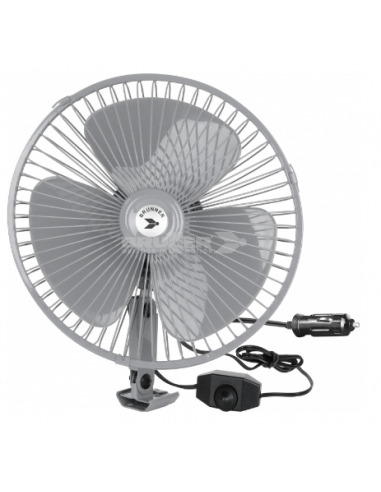 Ventilador con pinza de 12V. Mistral Clip Brunner
