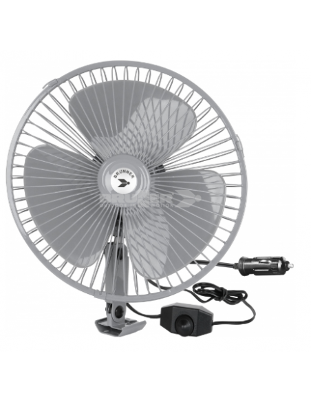 Ventilatore con morsetto 12V. Mistral Clip Brunner