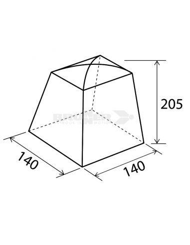 Tienda de campaña Brunner Cabina II NG gris oscuro