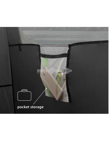 Tienda de campaña Brunner Cabina II NG gris oscuro