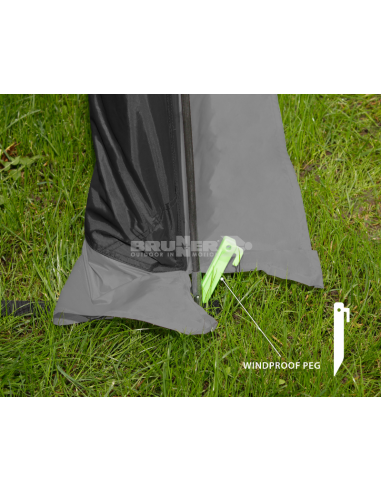 Tienda de campaña Brunner Cabina II NG gris oscuro