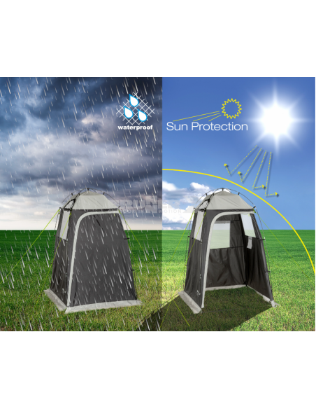 Tienda Brunner Cabina II NG gris oscuro 140x140x205 Tienda Brunner Cabina II NG gris oscuro 140x140x205