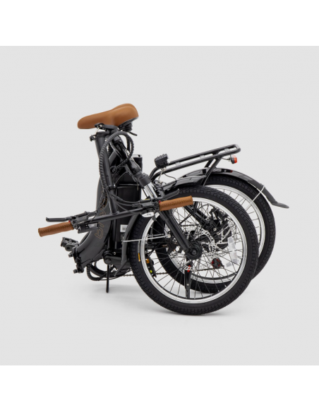 Schwarzes zusammenklappbares Elektrofahrrad Oslo Schwarzes zusammenklappbares Elektrofahrrad Oslo