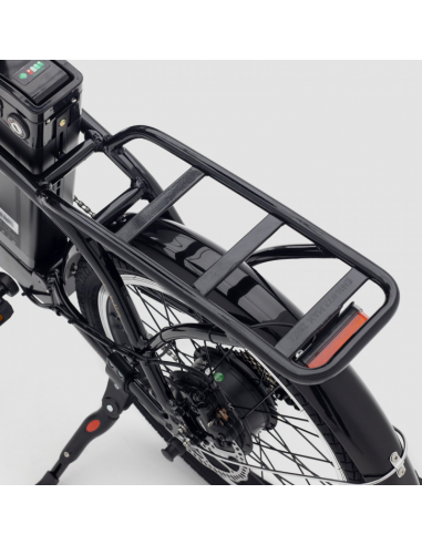 Schwarzes zusammenklappbares Elektrofahrrad Oslo