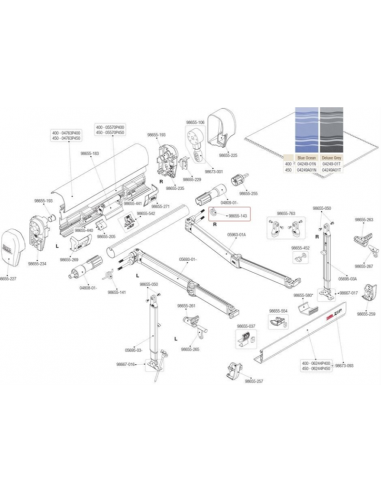 KIT MUELLE DE TORSION F45 Der