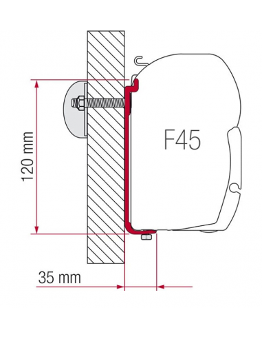 S 120 Adapter Kit für F45 Markisen