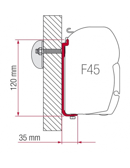S 120 Adapter Kit für F45 Markisen