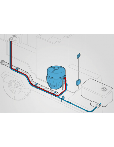 Aquecedor de água Caldeira elétrica 14 litros Truma