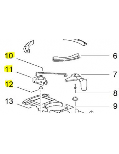 SC220 Toilet Shield Support Kit Thetford