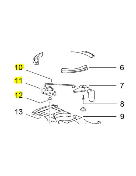 SC220 Kit de soutien pour la toilette Thetford
