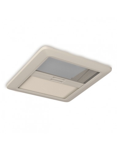 Claraboy Dometic 400 × 400 mm com ventilação forçada e espessura do teto 43 a 60 mm