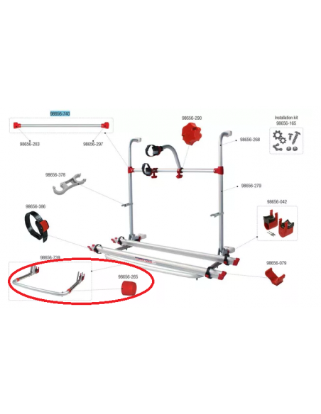 Kit covers board 35/30 Red Fiamma