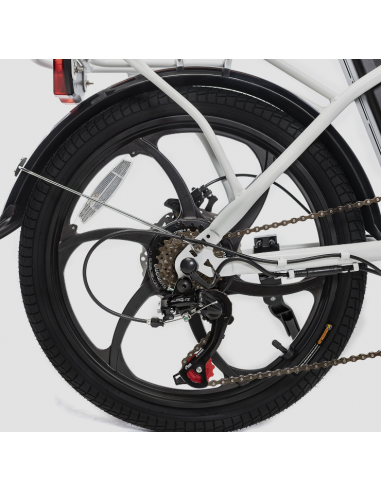 Bicicleta eléctrica Biwbik Book Sport White 12 Ah