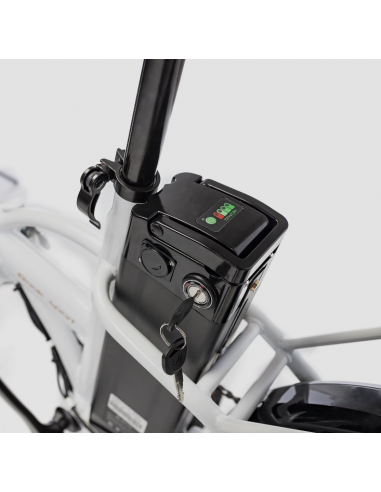 Bicicleta eléctrica Biwbik Book Sport White 12 Ah