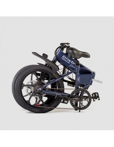 Bicicleta eléctrica Biwbik Traveller Platinum azul.