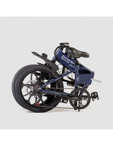 Bicicleta eléctrica Biwbik Traveller Platinum azul. Bicicleta eléctrica Biwbik Traveller Platinum azul.