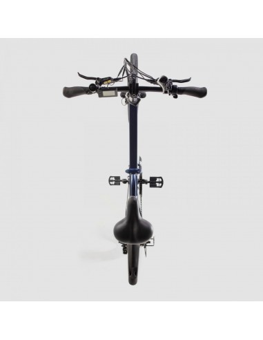 Bicicleta eléctrica Biwbik Traveller Platinum azul.