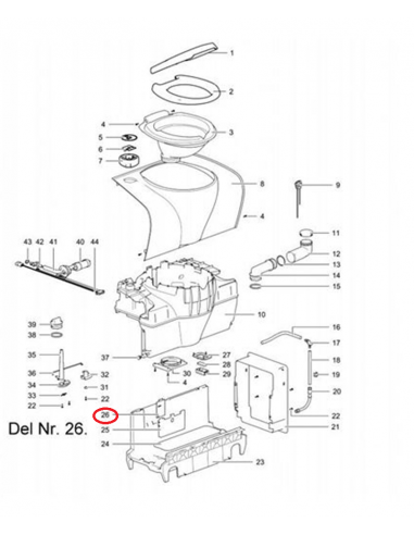 Main PCB plate version C SC500 Thetford