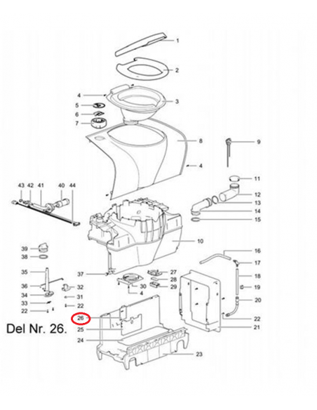 Placa PCB para versión C SC500 Thetford Placa PCB para versión C SC500 Thetford