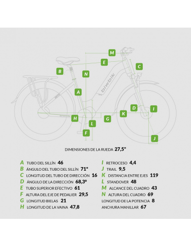 Bicicleta Eléctrica Biwbik Aktiv