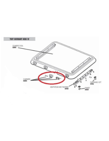 Bisagra Dometic- Heki 3