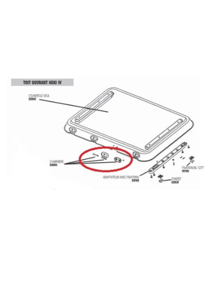 Bisagrazia Dometic- Heki 3
