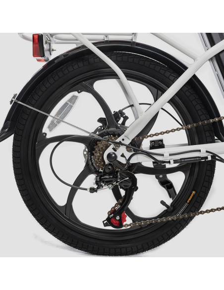 Bicicleta Eléctrica Biwbik Book Sport black and white Bicicleta Eléctrica Biwbik Book Sport black and white