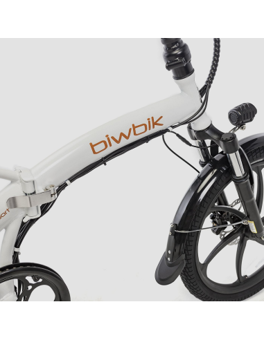 Bicicleta Eléctrica Biwbik Book Sport black and white