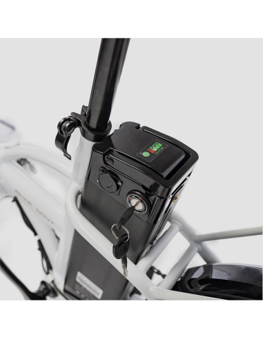 Bicicleta Eléctrica Biwbik Book Sport black and white