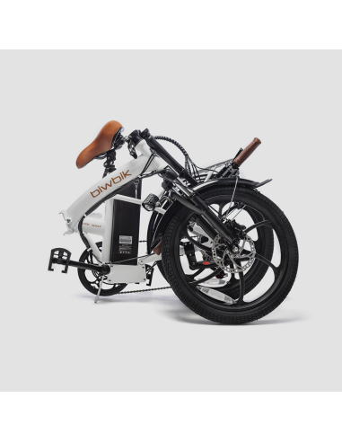 Bicicleta Eléctrica Biwbik Book Sport black and white
