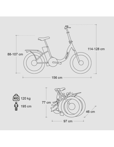 Bicicleta Eléctrica Biwbik Capri Black