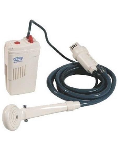Portable outdoor shower 12v or RING batteries