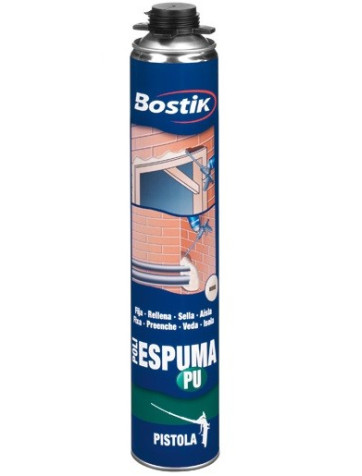Espuma poliuretano pistola Bostik 750 ml