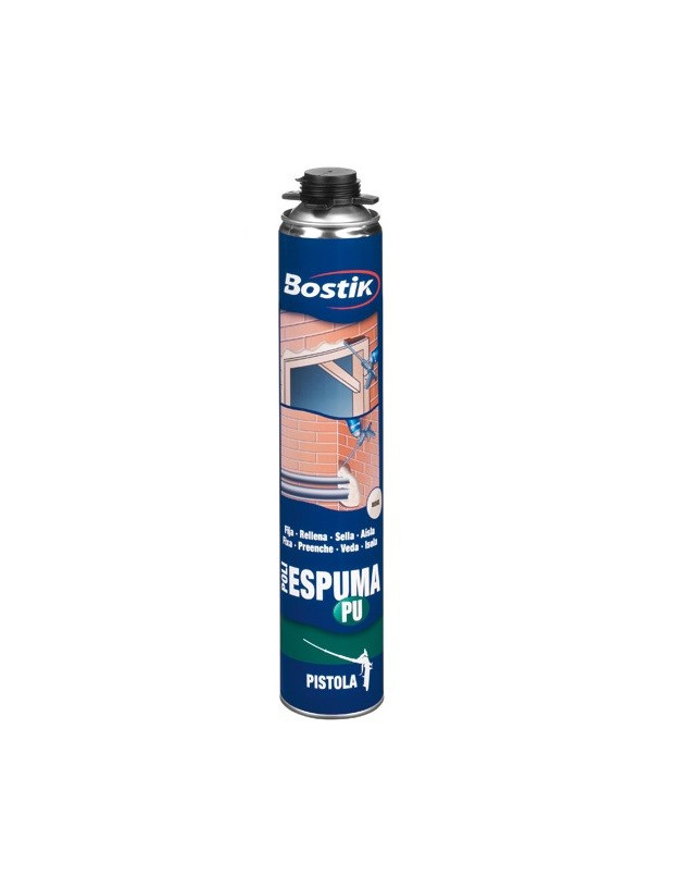 Espuma poliuretano pistola Bostik 750 ml