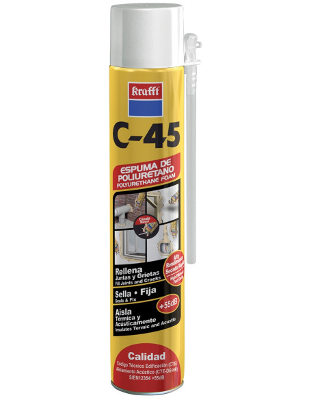 Mousse de polyuréthane Krafft C-45 750 ml