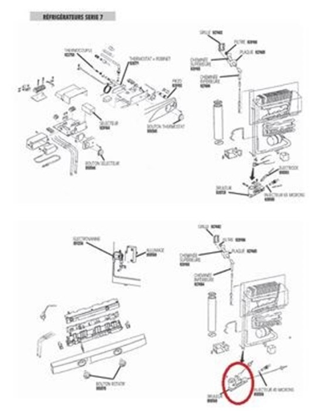 Quemador sin B oquilla para Neveras Dometic