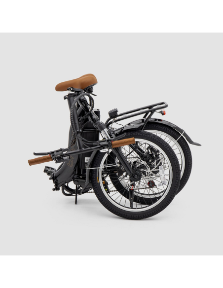 Bici elettrica nera di Oslo