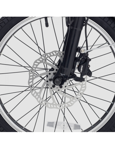 Bici elettrica nera di Oslo