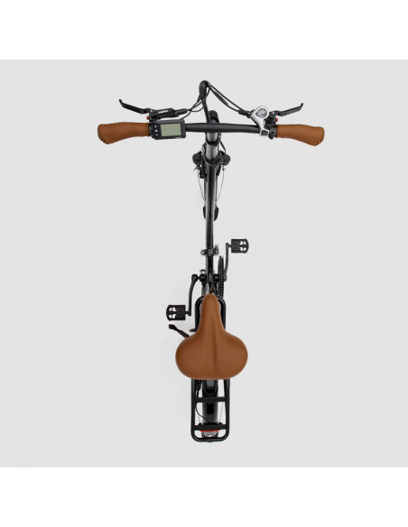 Bici elettrica nera di Oslo