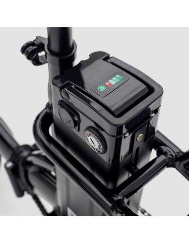 Bici elettrica nera di Oslo