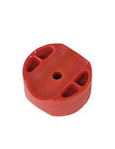 Distanciador de portabicicletas rojo Fiamma.