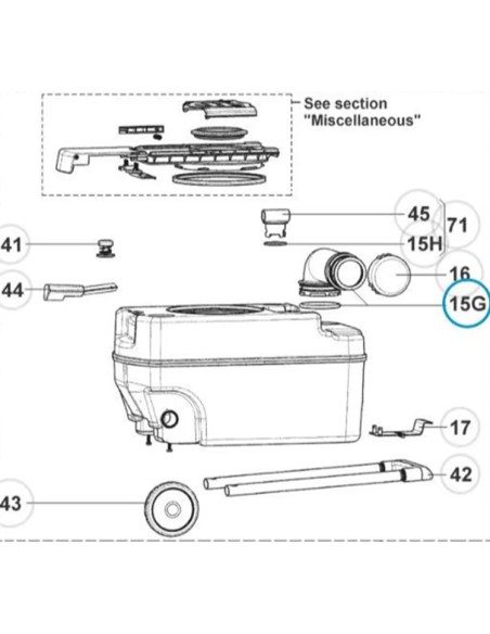 Tubo con Junta Dometic