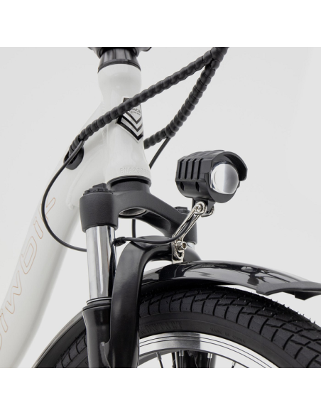 Oslo weißes elektrisches Fahrrad Oslo weißes elektrisches Fahrrad