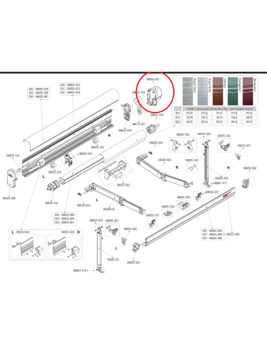 Wohnung Fiamma F45 L Rechts weiß