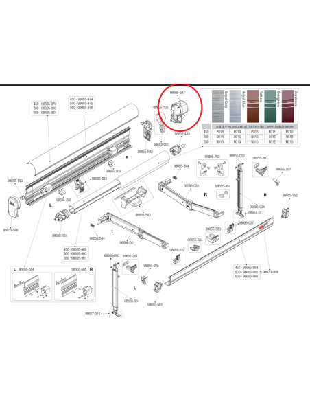 Wohnung Fiamma F45 L Rechts weiß Wohnung Fiamma F45 L Rechts weiß