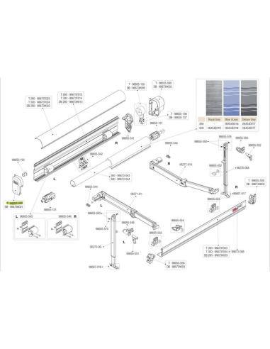 Kit tapa F45 S Titanium Izq